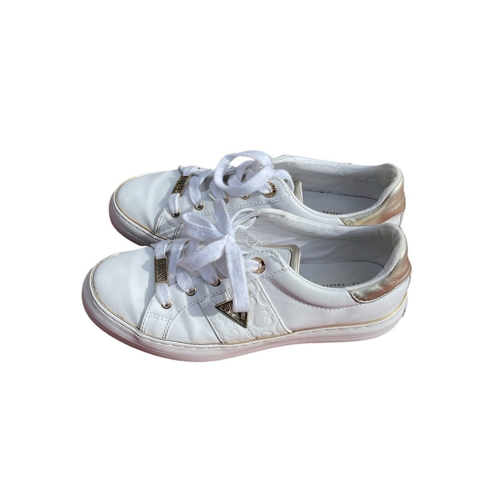 Guess Los Angeles Women White Sneakers Size 8 - Picture 4 of 7